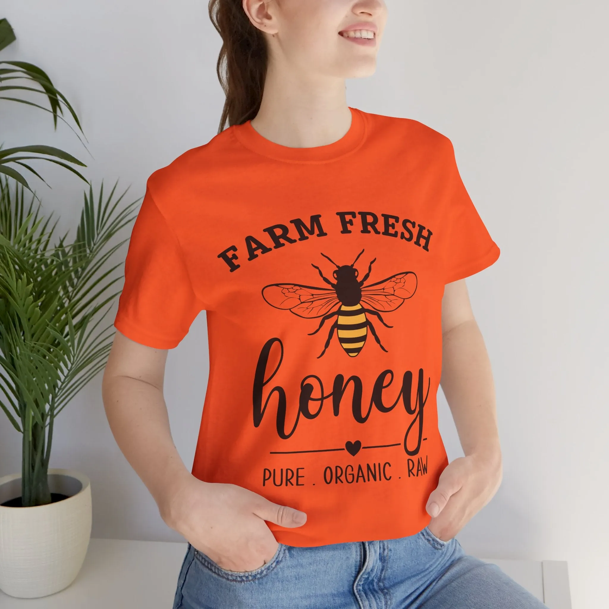 FARM FRESH HONEY - Jersey Tee - 16 COLOR CHOICES - Sizes to 3 XL