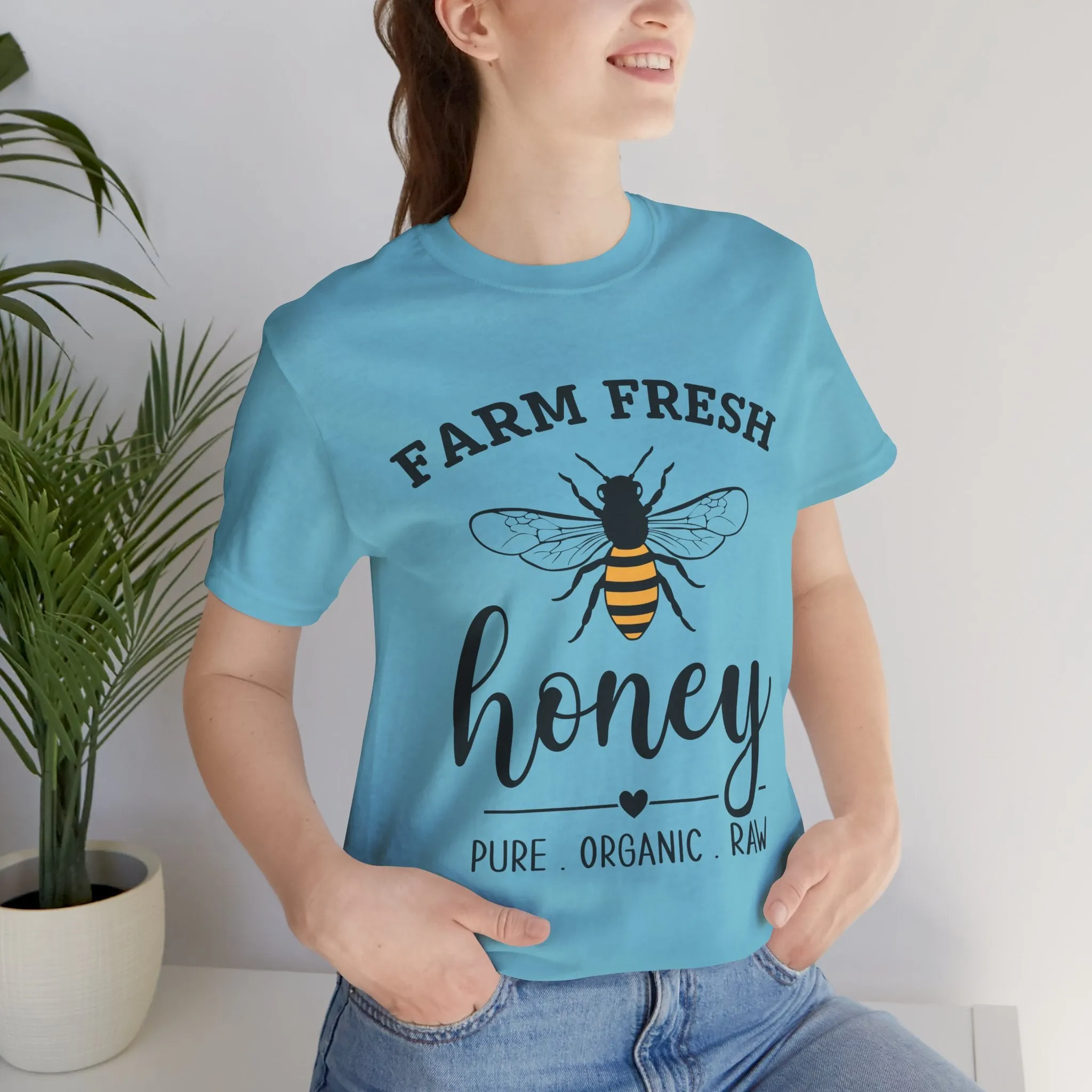FARM FRESH HONEY - Jersey Tee - 16 COLOR CHOICES - Sizes to 3 XL