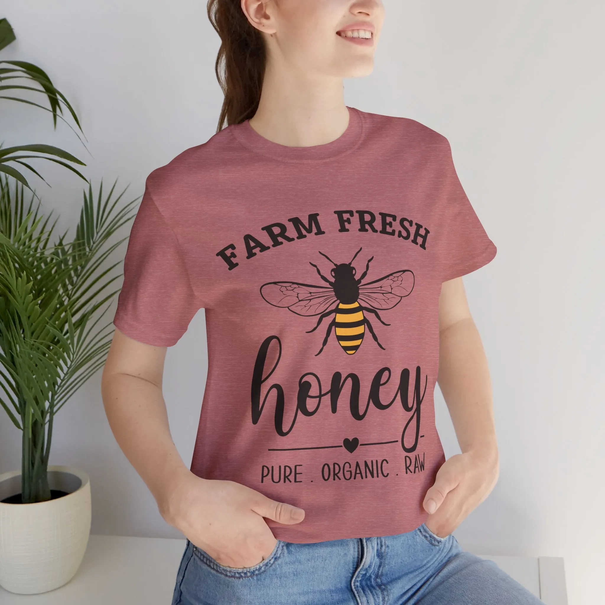 FARM FRESH HONEY - Jersey Tee - 16 COLOR CHOICES - Sizes to 3 XL