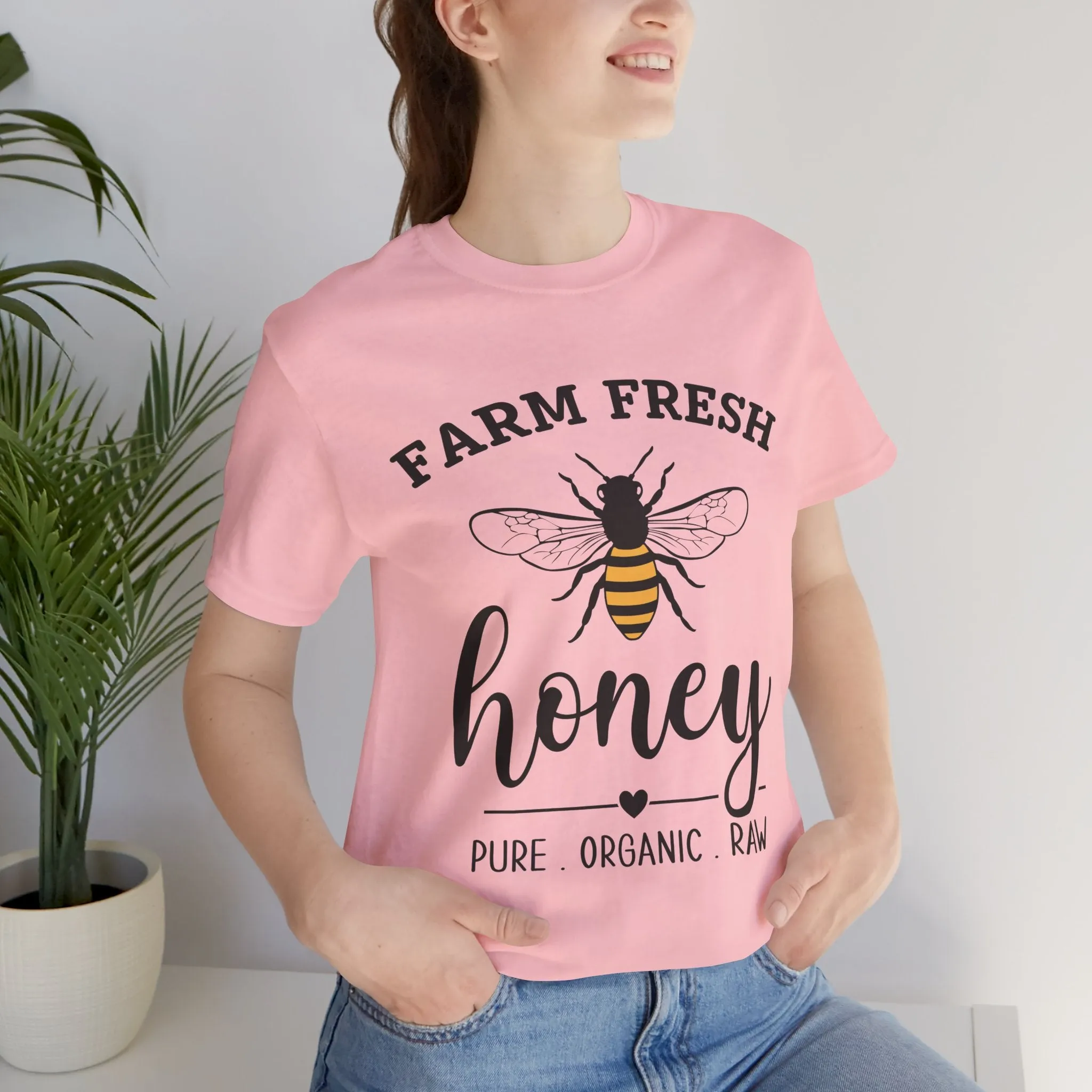 FARM FRESH HONEY - Jersey Tee - 16 COLOR CHOICES - Sizes to 3 XL