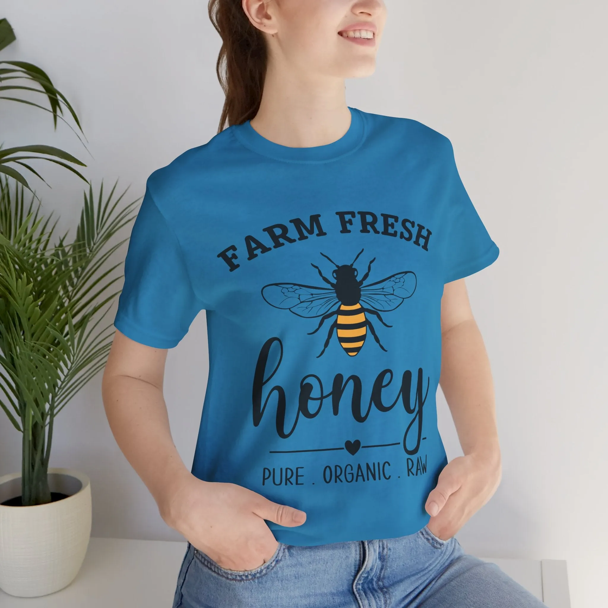 FARM FRESH HONEY - Jersey Tee - 16 COLOR CHOICES - Sizes to 3 XL