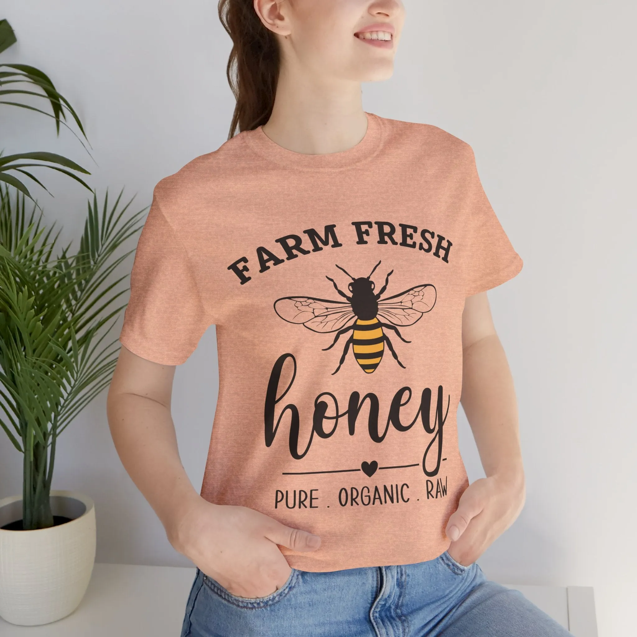 FARM FRESH HONEY - Jersey Tee - 16 COLOR CHOICES - Sizes to 3 XL