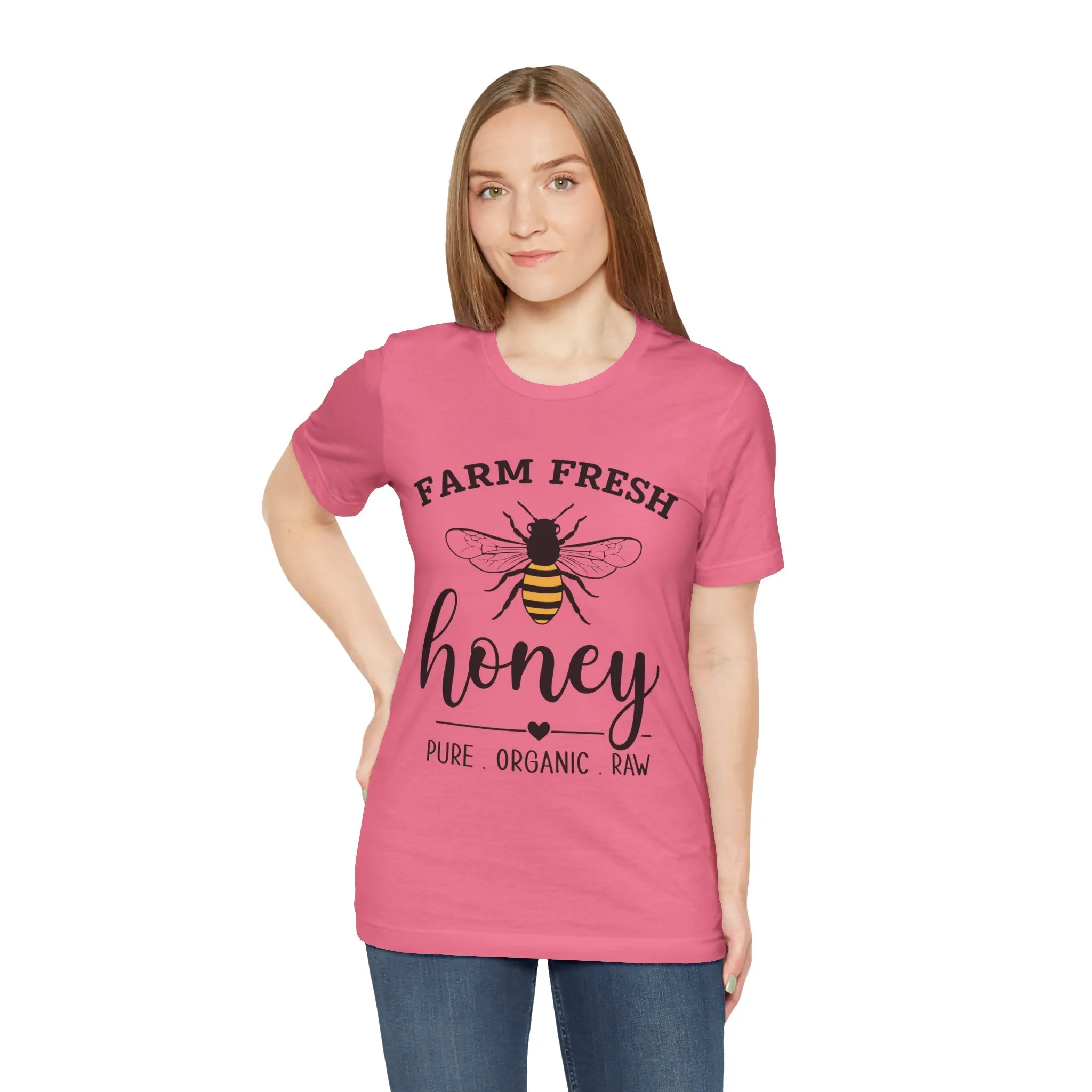FARM FRESH HONEY - Jersey Tee - 16 COLOR CHOICES - Sizes to 3 XL