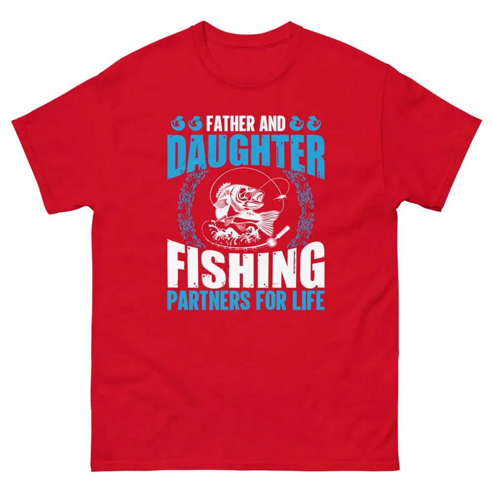 Father and Daughter Fishing Partners for Life T-shirt