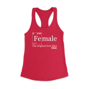 Female Ironman Racerback Tank Top