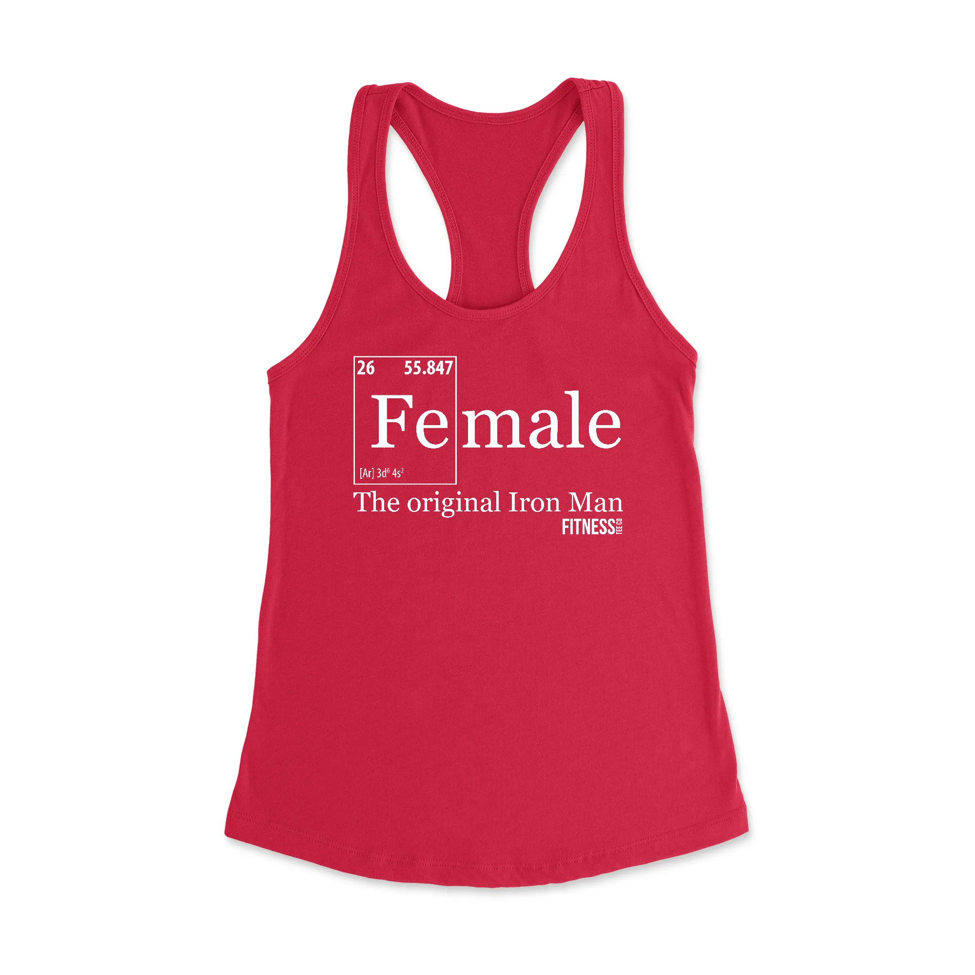 Female Ironman Racerback Tank Top