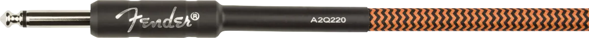 Fender Professional 10' Instrument Cable, Orange/Black Limited-Edition