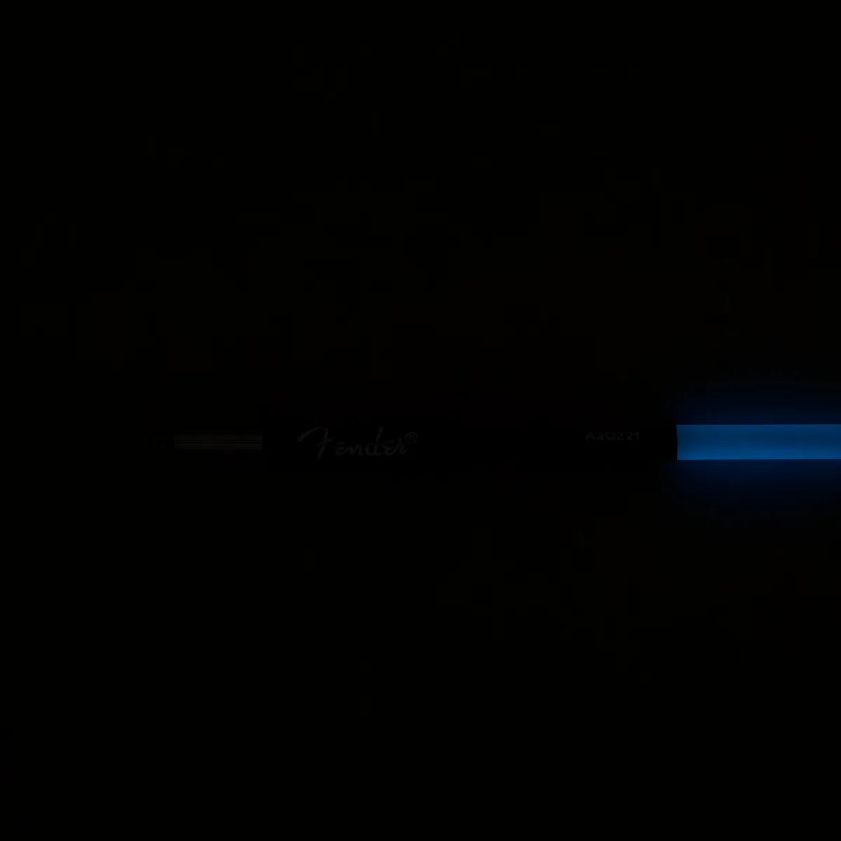 Fender Professional Glow in the Dark Cable, Blue, 18.6'