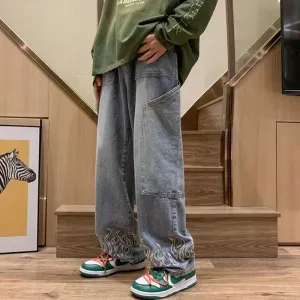 Flame Baggy Jeans