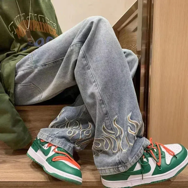 Flame Baggy Jeans