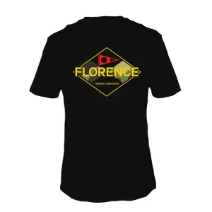 FLORENCE MARINE X CAMO LOGO TEE BLACK