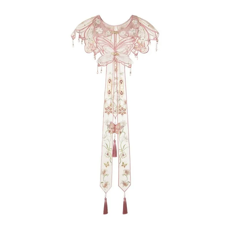 Flower Dream Hanfu Dress Mamian Skirts