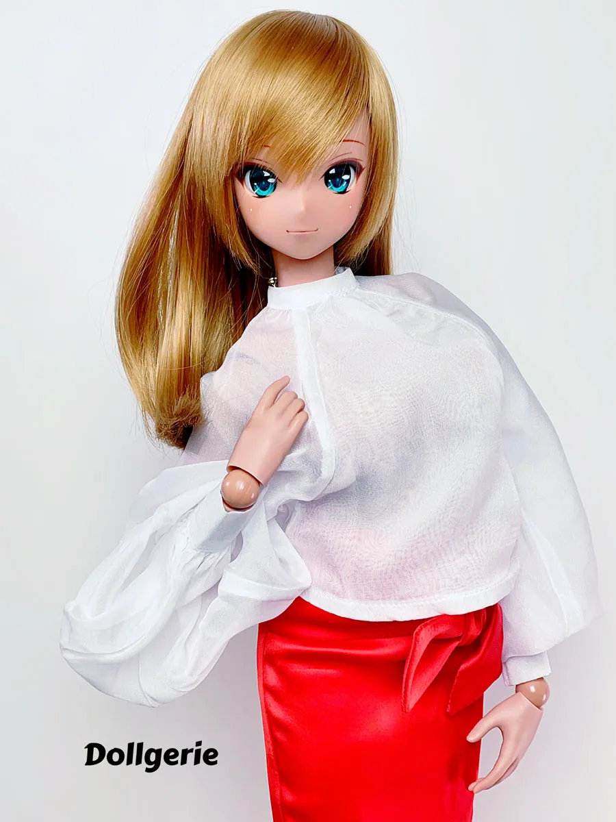 Fluffy Bow Sheer Blouse for SmartDoll / DD / SD13