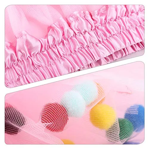 Fluffy Pom Pom Tutu for Toddler Girls