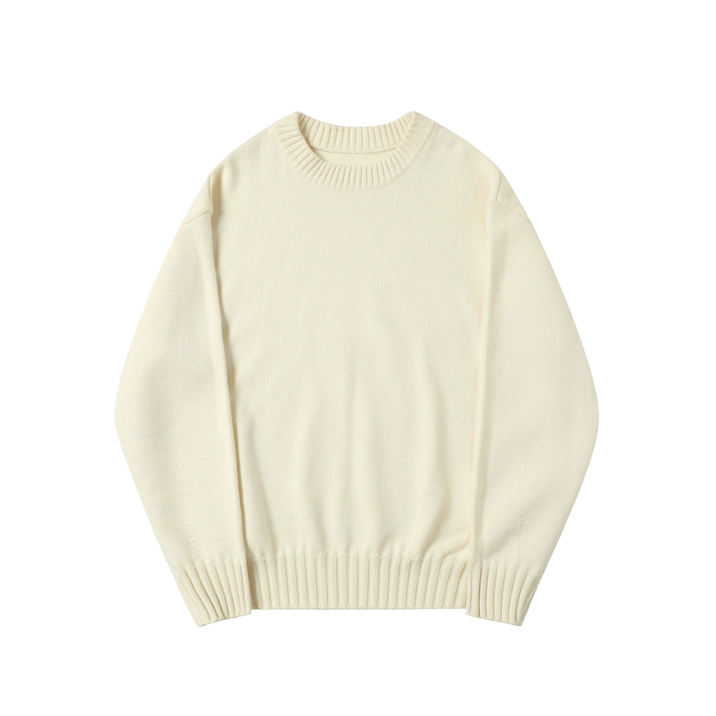 Four-Color Wool Blend Sweater