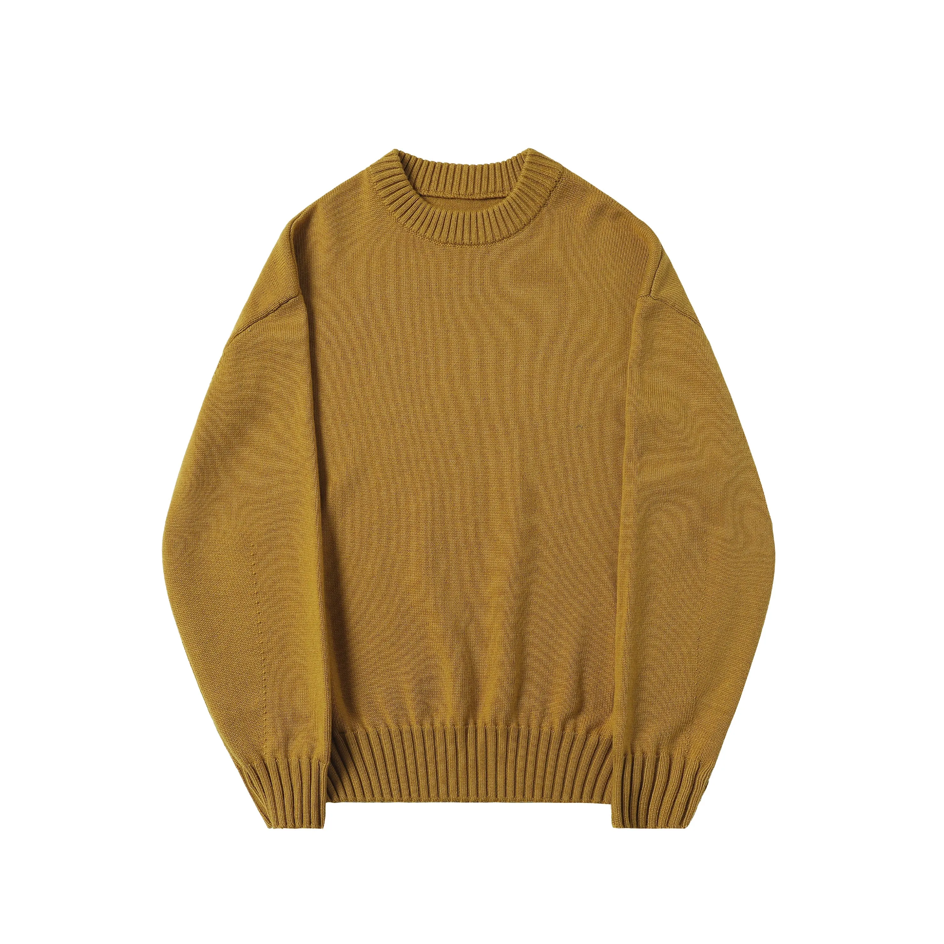 Four-Color Wool Blend Sweater