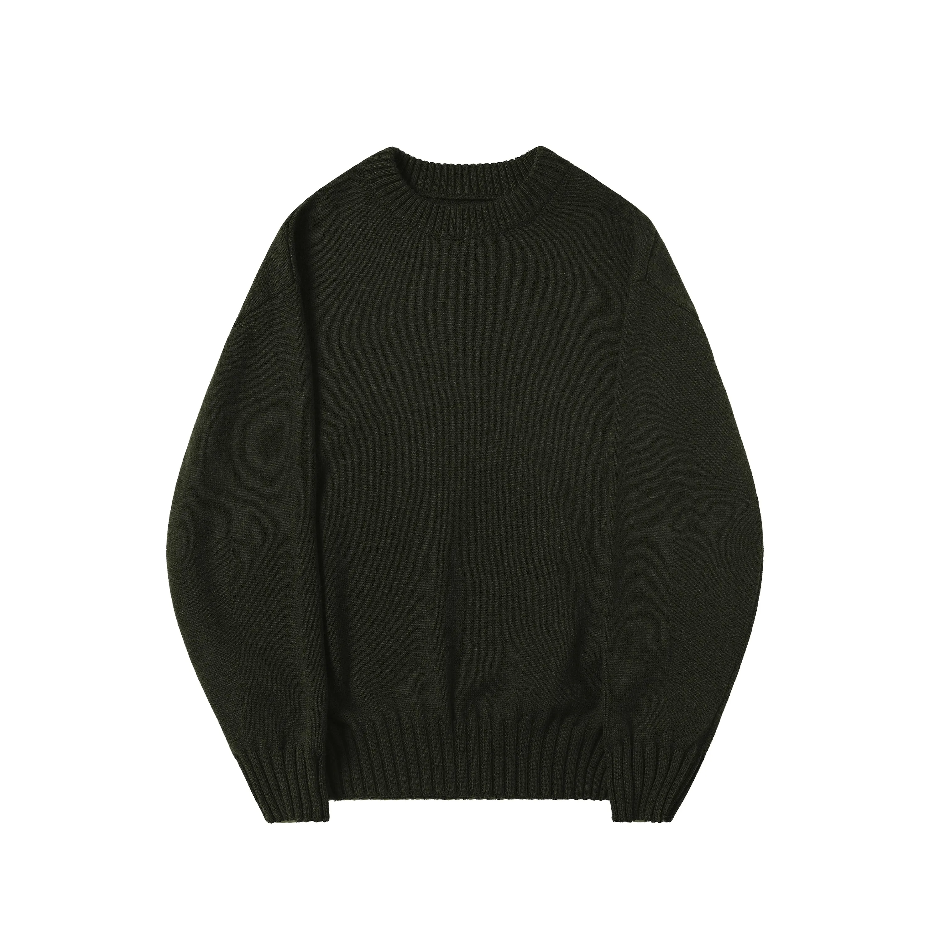 Four-Color Wool Blend Sweater
