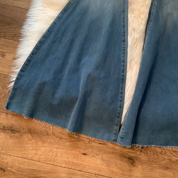 Free People Just Float On Light Wash High Rise Flare Jeans Womens 25 R