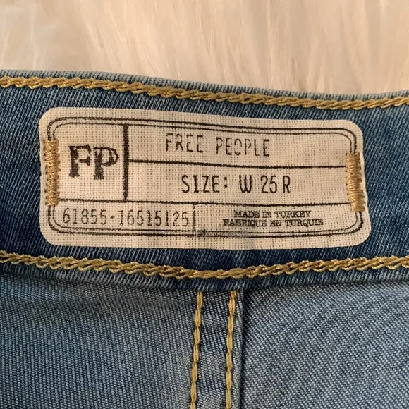 Free People Just Float On Light Wash High Rise Flare Jeans Womens 25 R