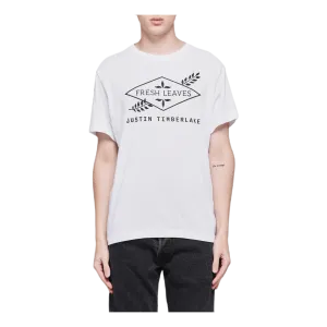 Fresh Leaves Tee White