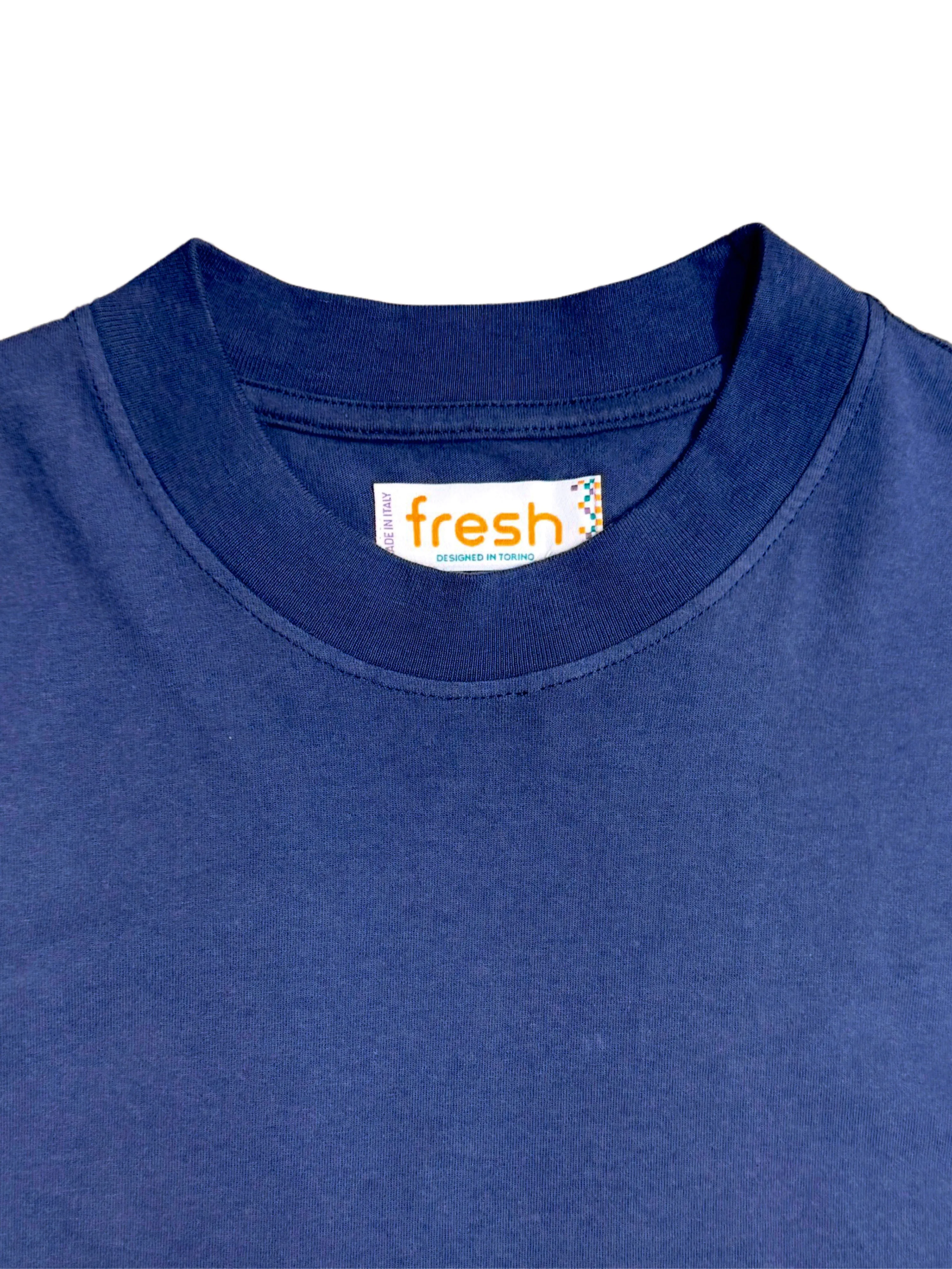 FRESH Max Cotton Tee in Navy