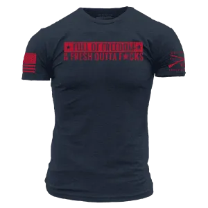 Fresh Outta F*cks T-Shirt - Midnight Navy