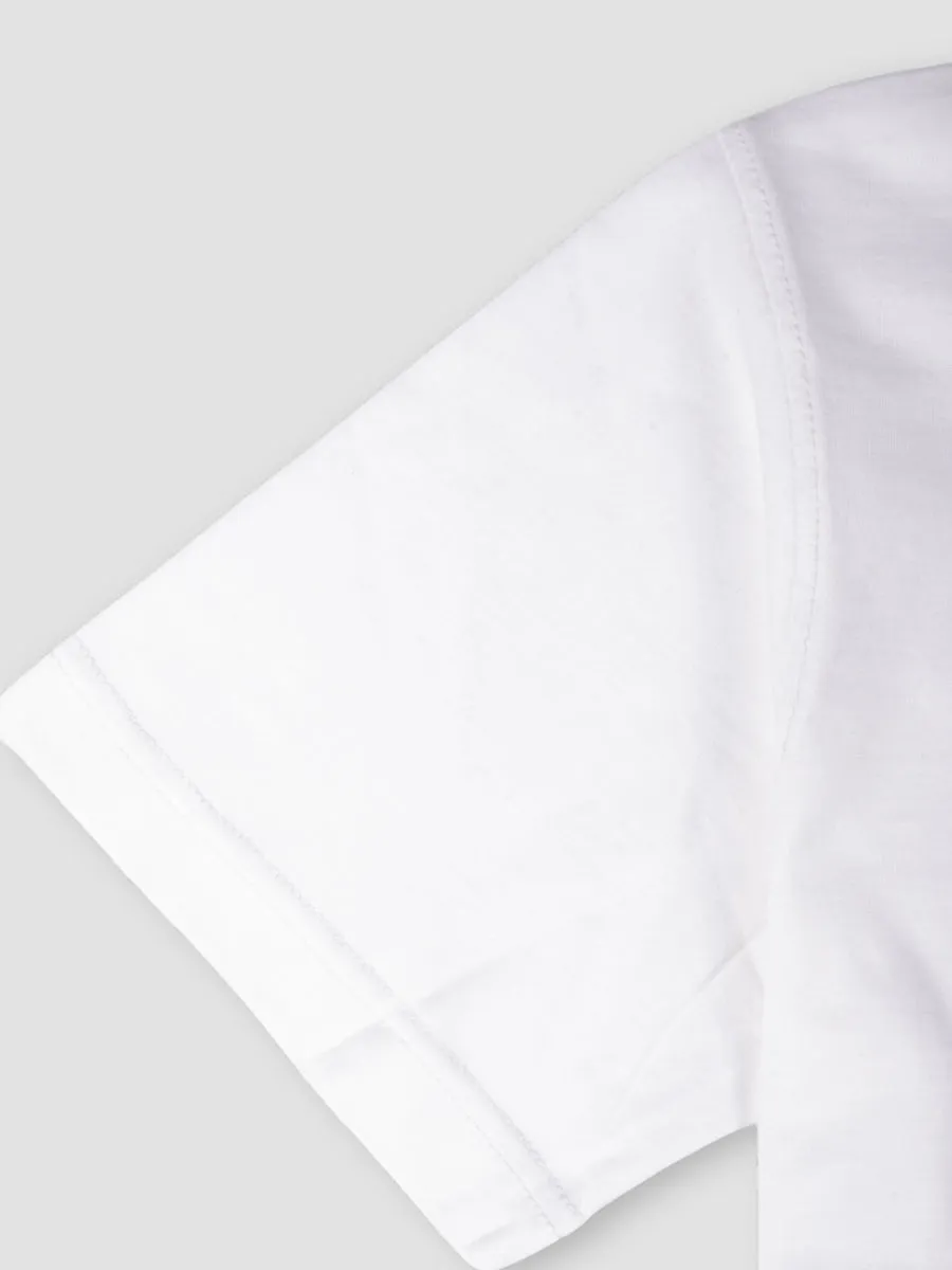 Frost White Cotton Tee Shirt