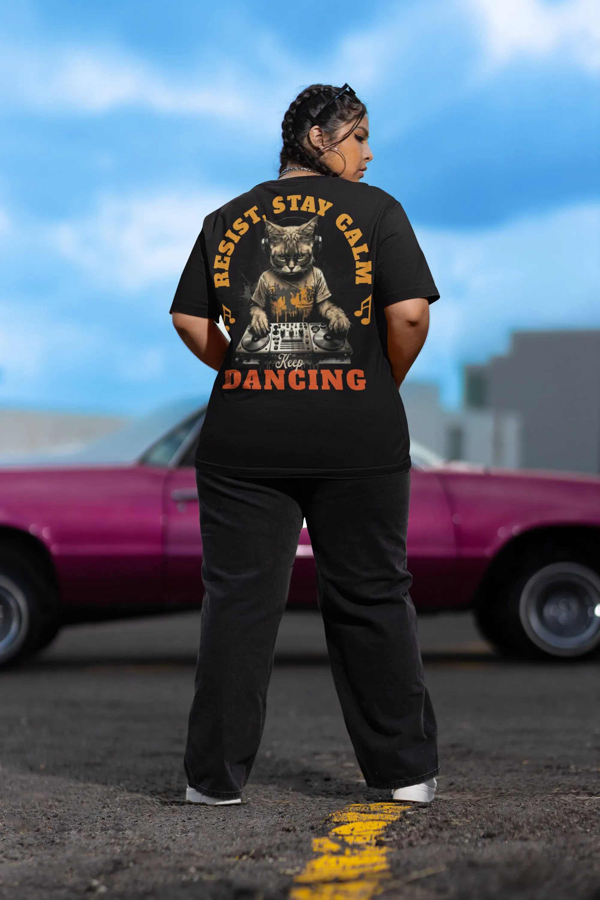 Funny T-Shirt | Stay Calm & Keep Dancing EDM T-Shirt