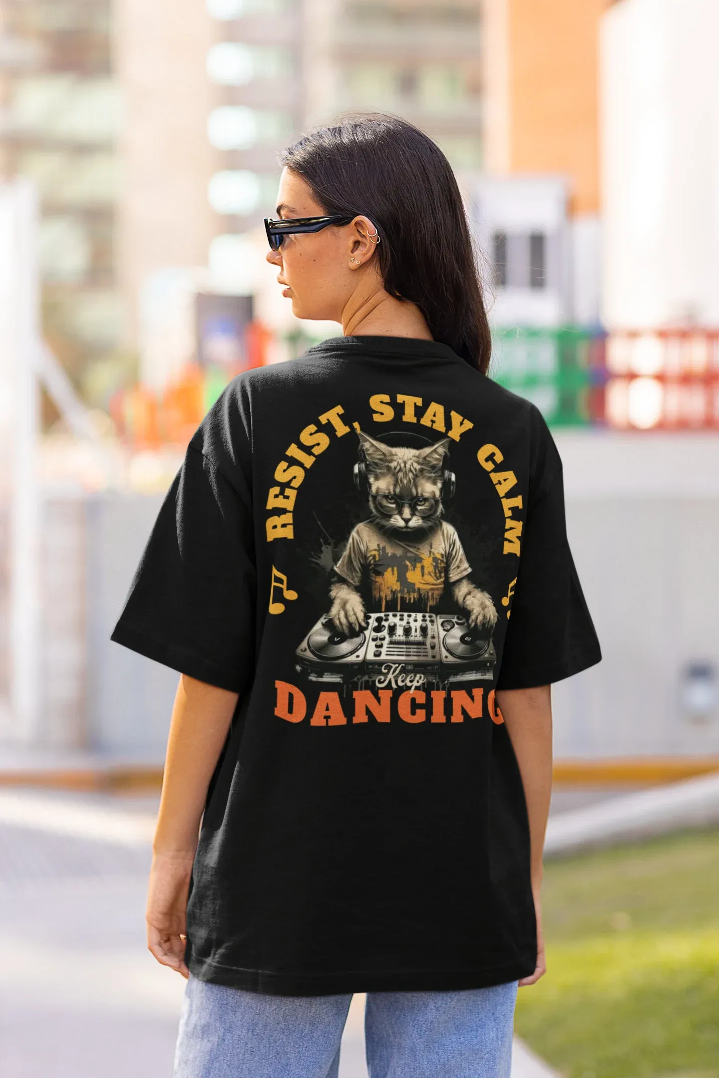 Funny T-Shirt | Stay Calm & Keep Dancing EDM T-Shirt