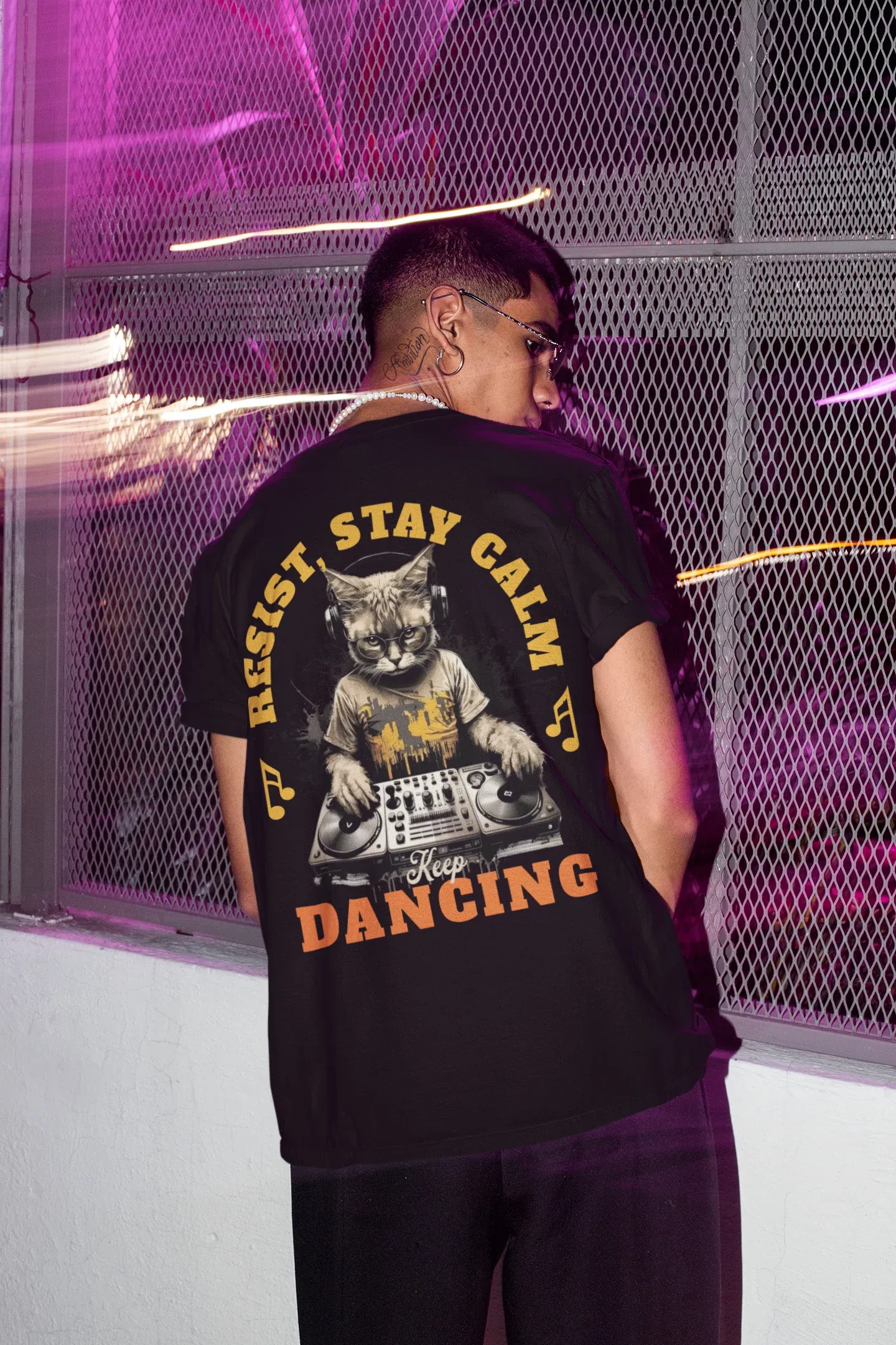 Funny T-Shirt | Stay Calm & Keep Dancing EDM T-Shirt