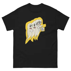 Gaggle of Friendly Ghosts - Lebo Short Sleeve Unisex T-Shirt
