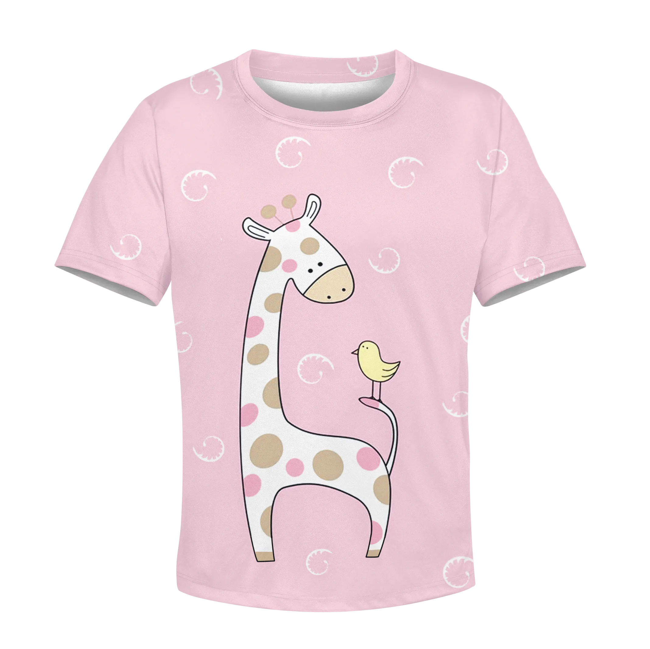 Giraffe And Bird Custom Cosplay Kid Hoodie