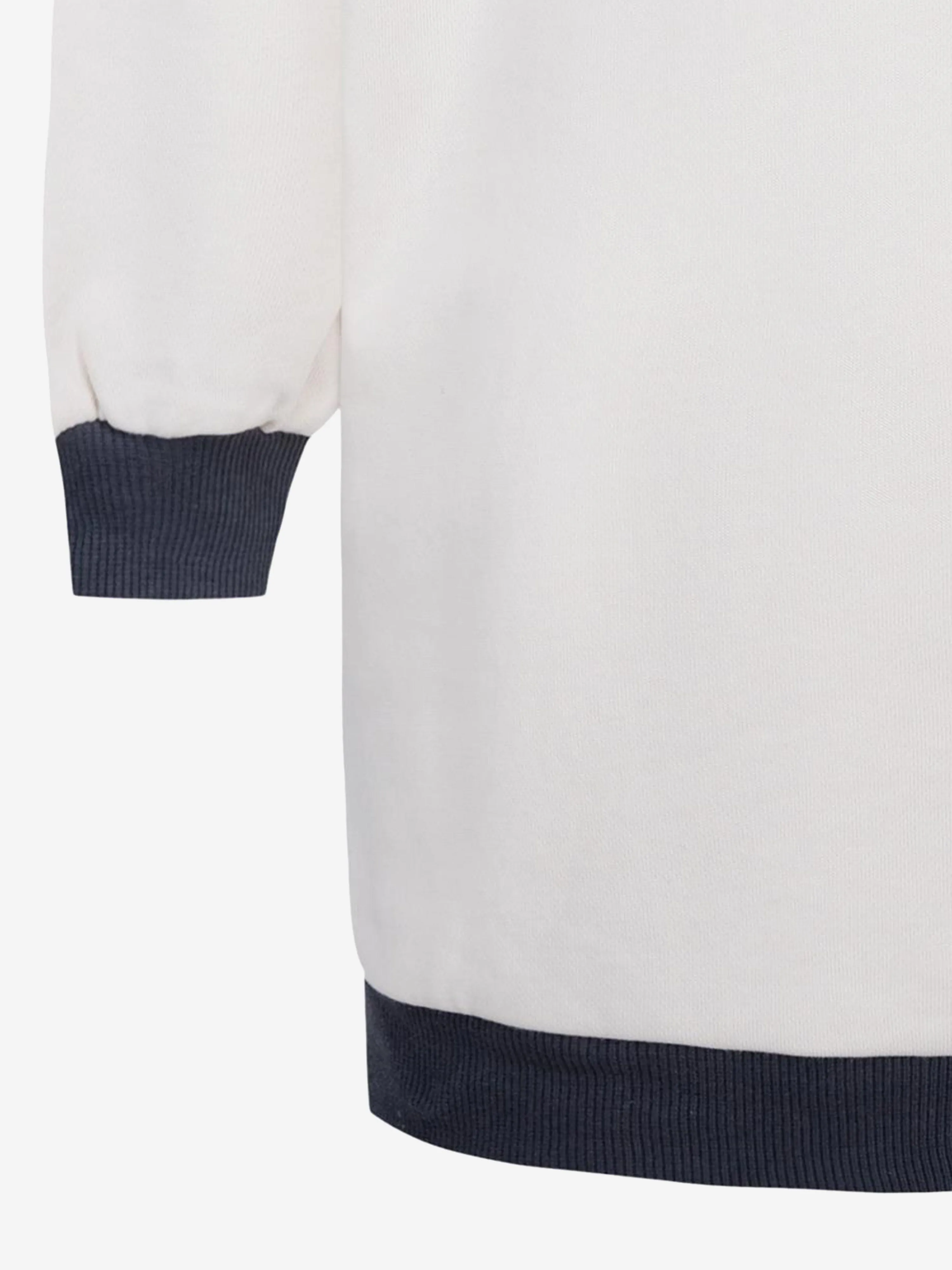 Girls Logo Polo Dress in Ivory