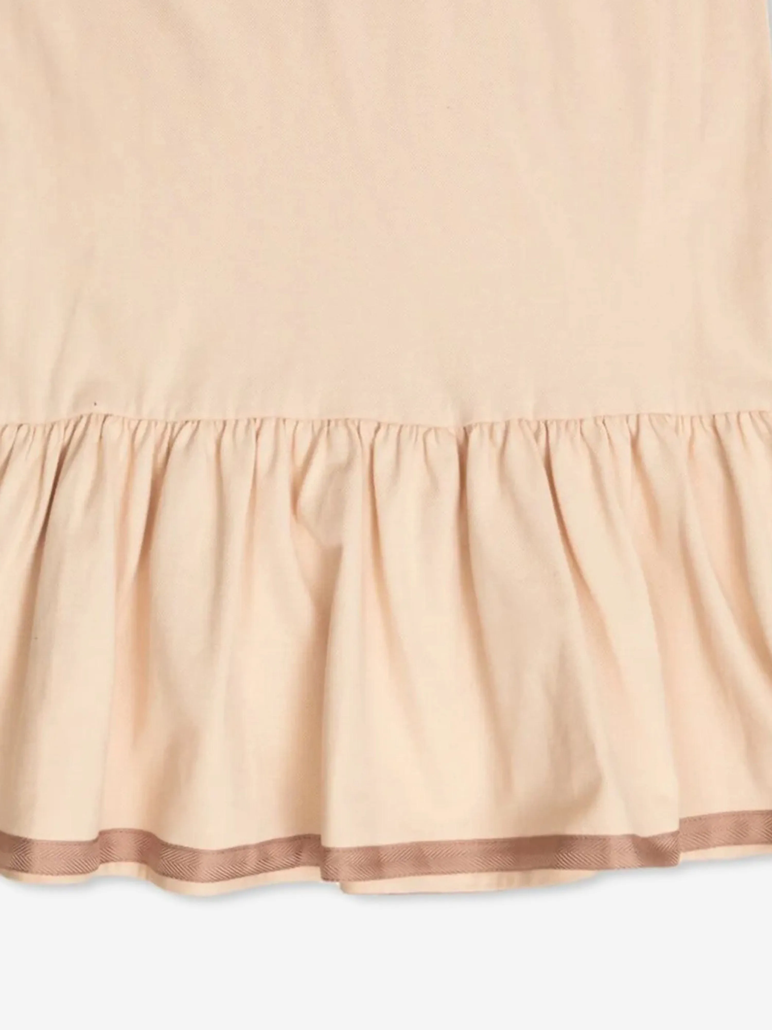 Girls Logo Polo Dress in Pink