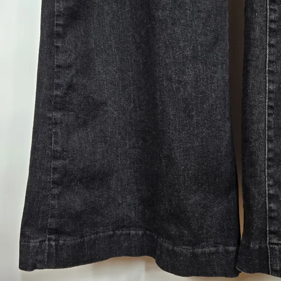 Good American Good Legs Flare Jeans High Rise Flat Tummy Tech Smoothing Black 24