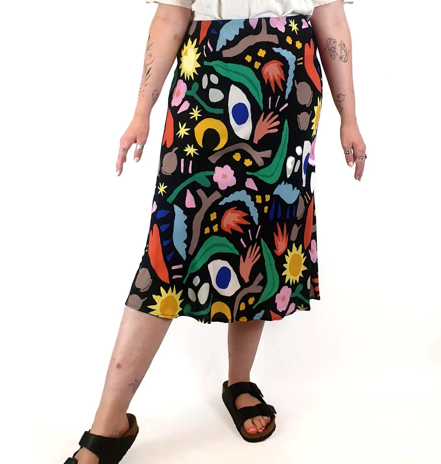 Gorman colourful print long skirt size 14 (best fits size 12-small 14)