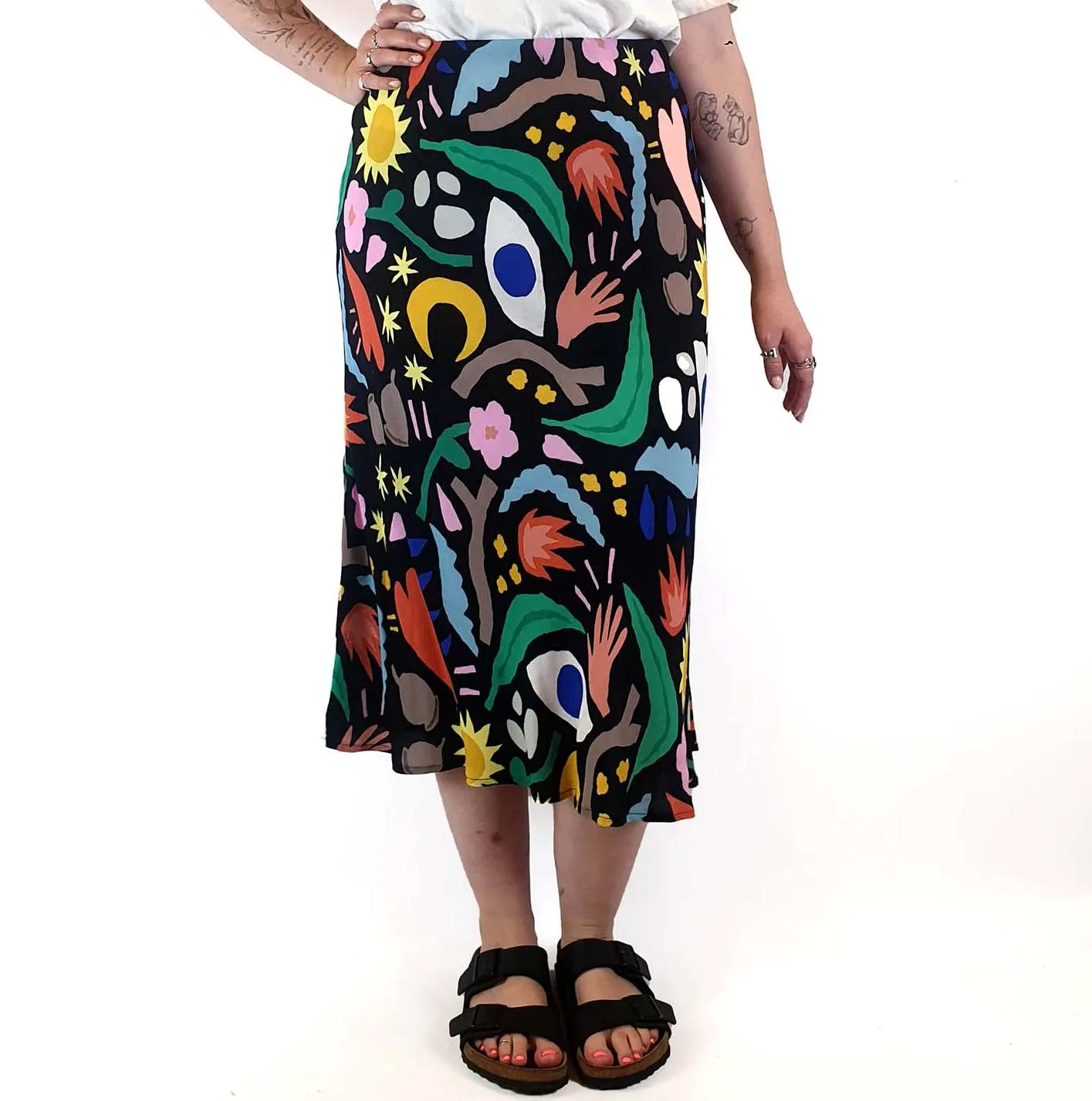 Gorman colourful print long skirt size 14 (best fits size 12-small 14)