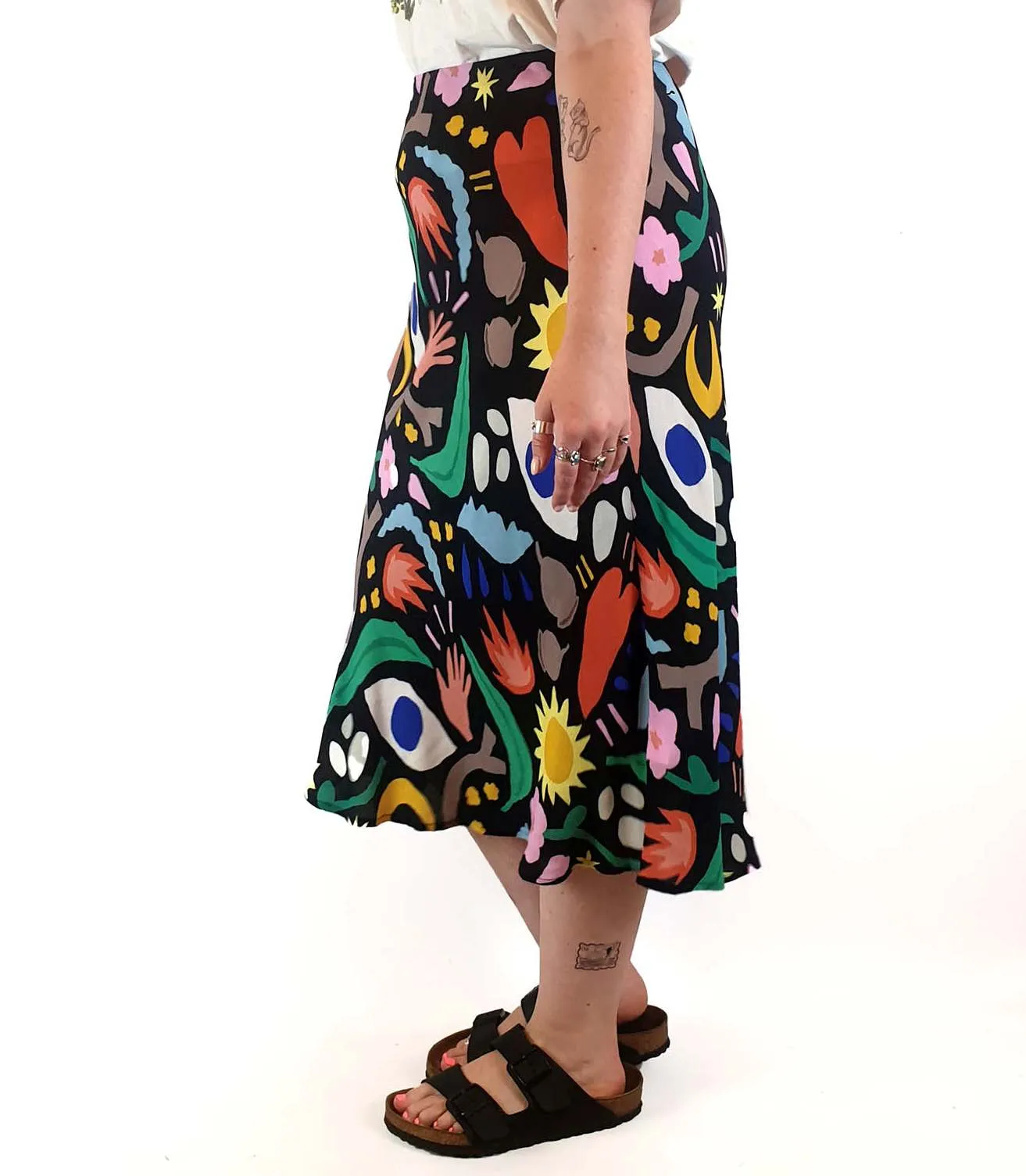 Gorman colourful print long skirt size 14 (best fits size 12-small 14)