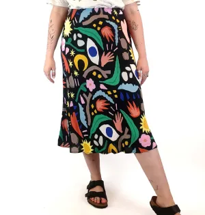 Gorman colourful print long skirt size 14 (best fits size 12-small 14)