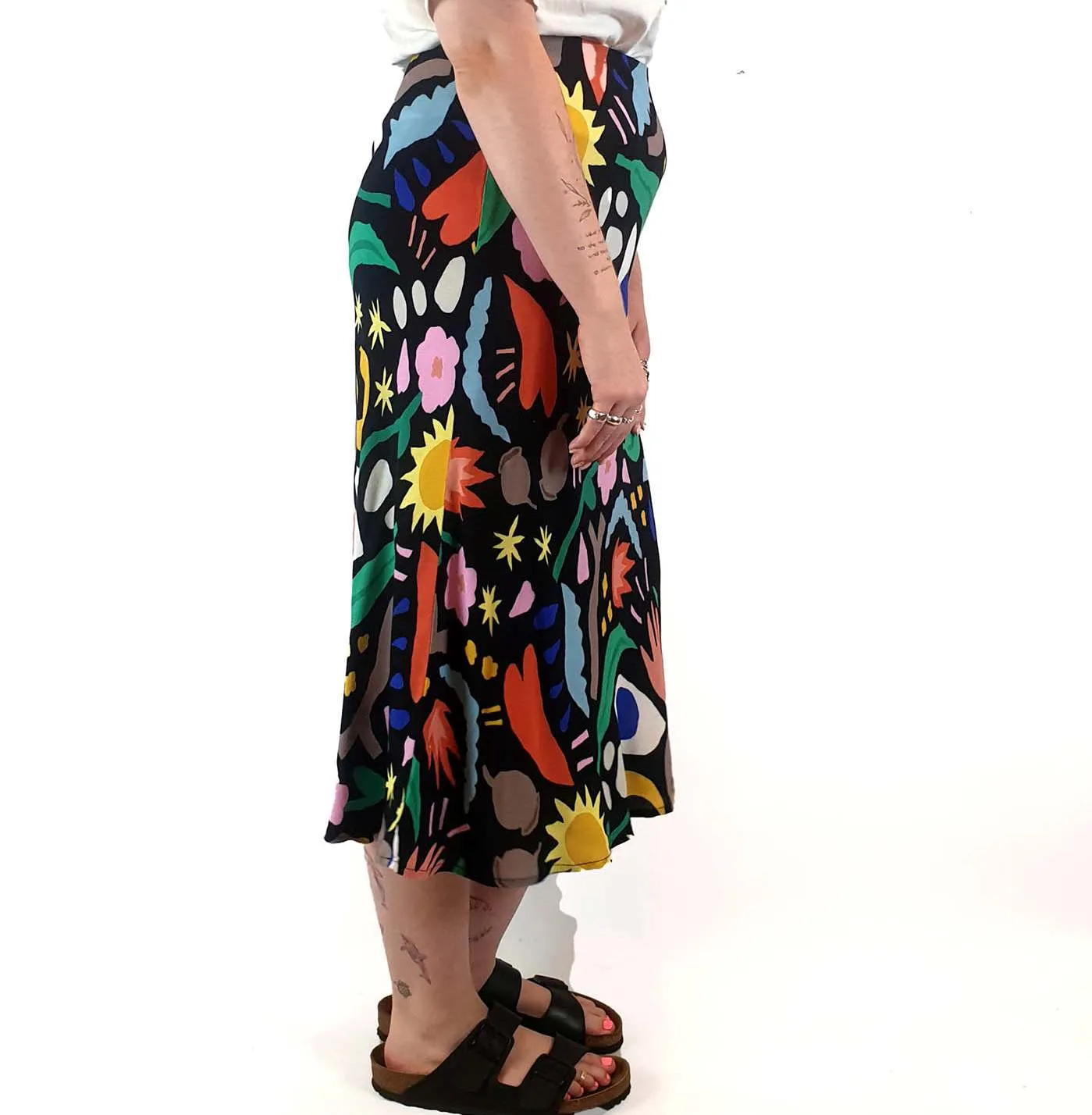 Gorman colourful print long skirt size 14 (best fits size 12-small 14)