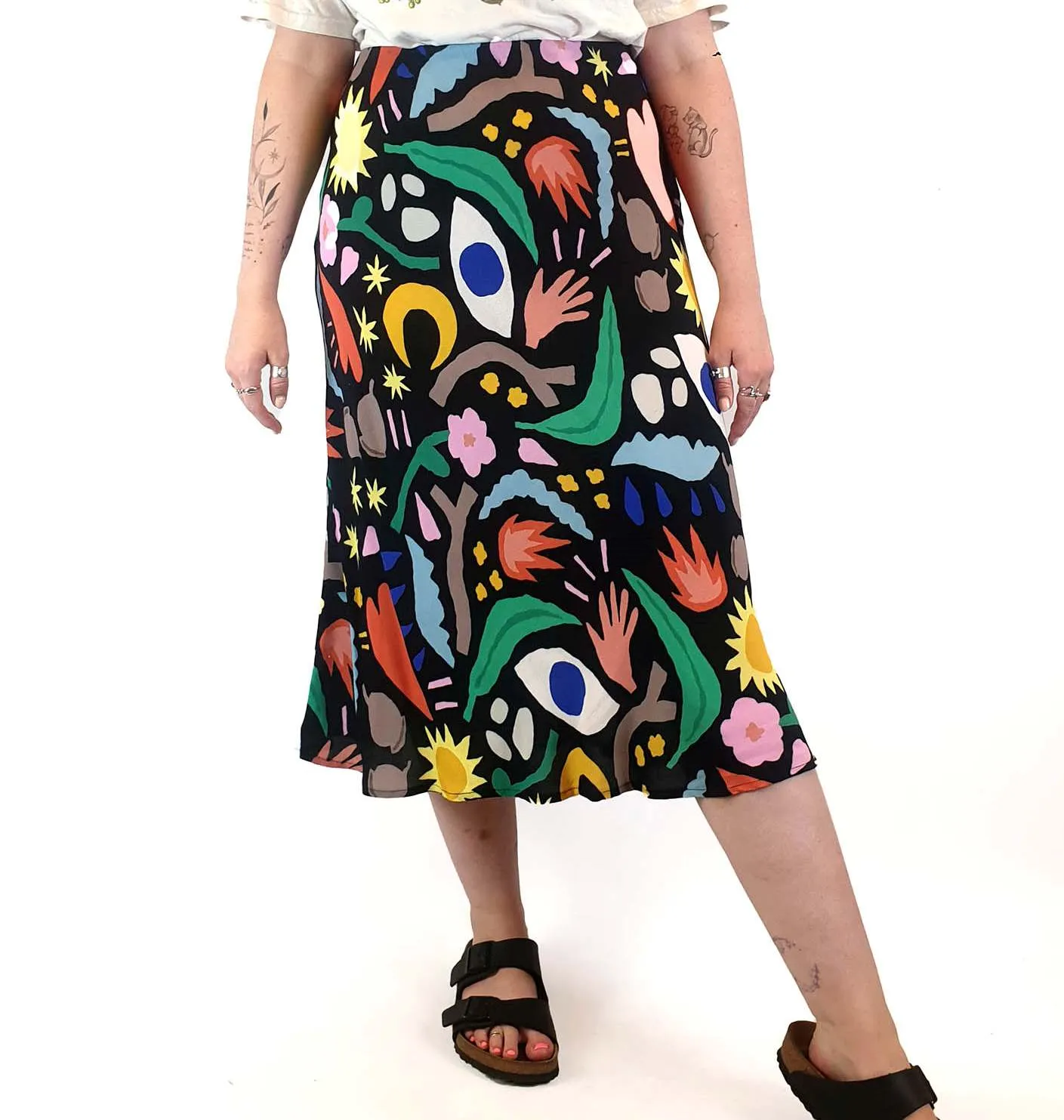 Gorman colourful print long skirt size 14 (best fits size 12-small 14)