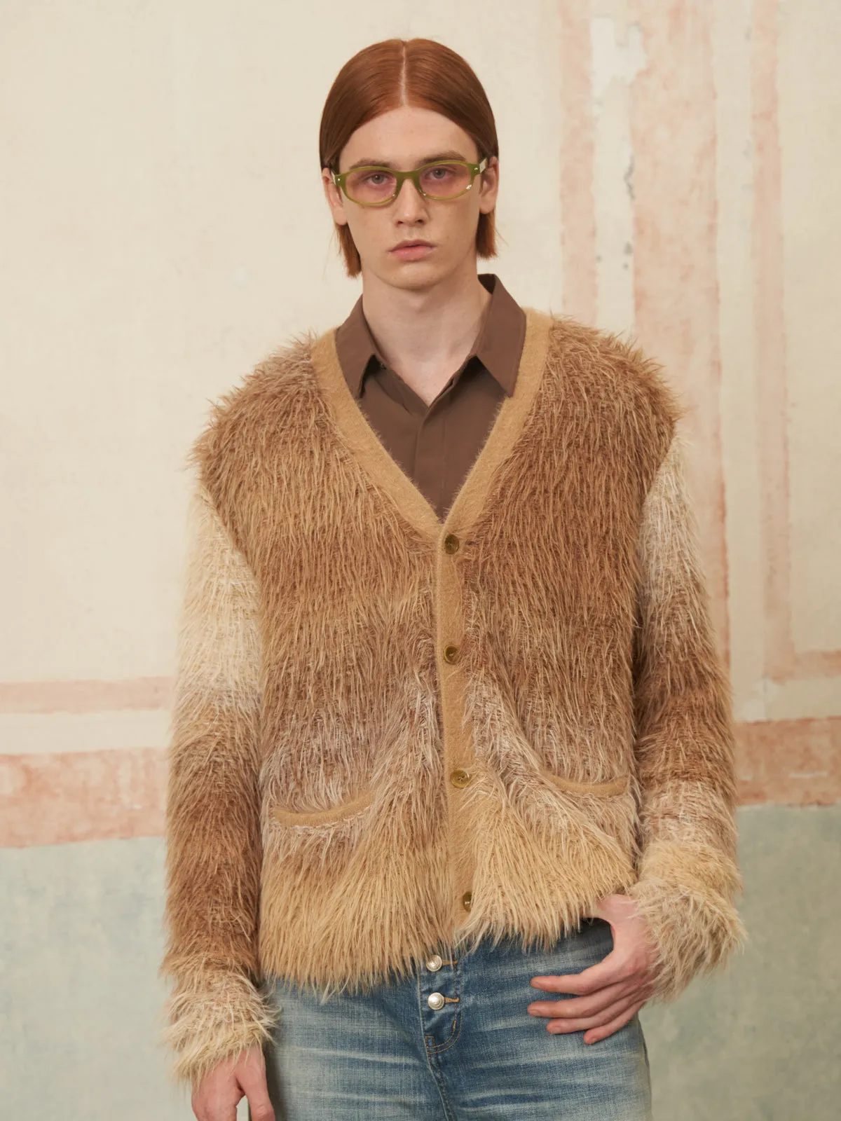 Gradient Knit Cardigan