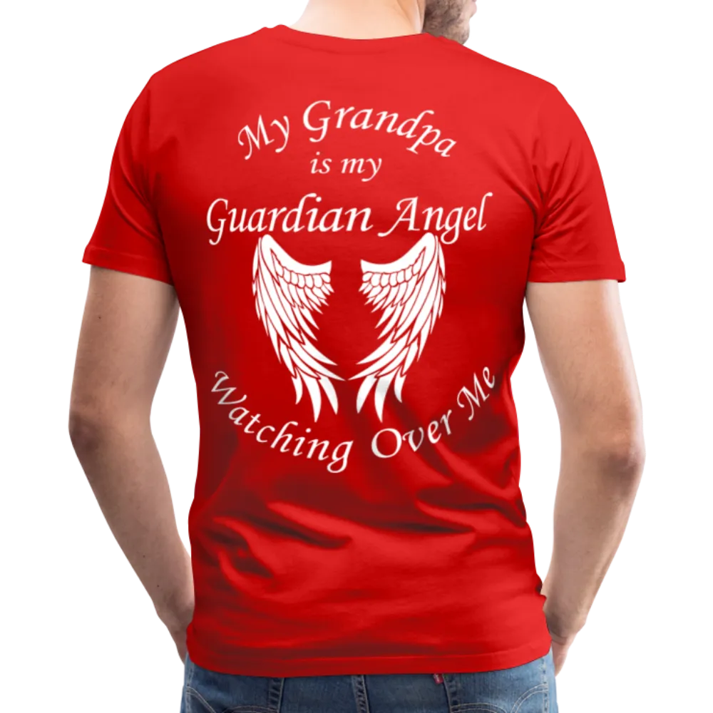 Grandpa Guardian Angel Men's Premium T-Shirt (CK3556)