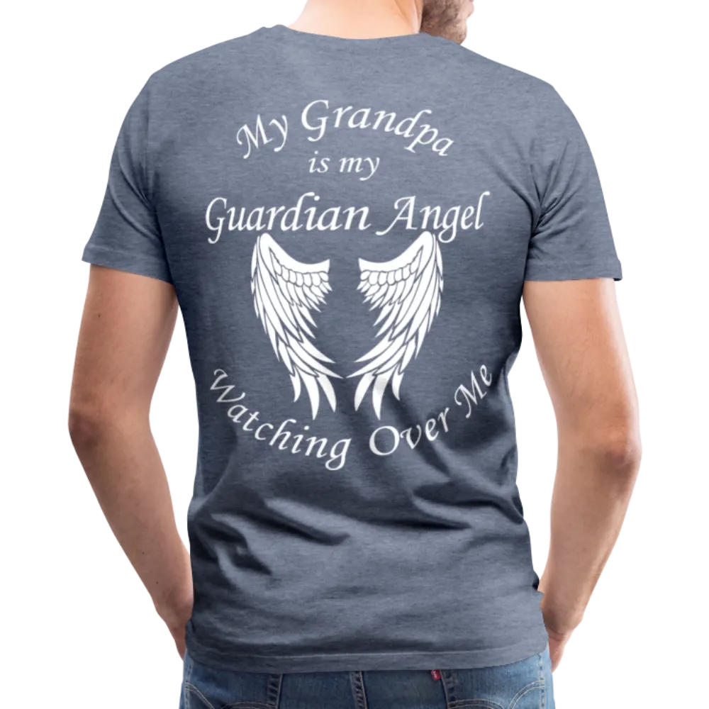 Grandpa Guardian Angel Men's Premium T-Shirt (CK3556)