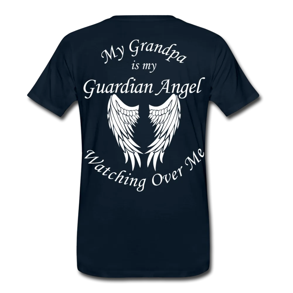 Grandpa Guardian Angel Men's Premium T-Shirt (CK3556)
