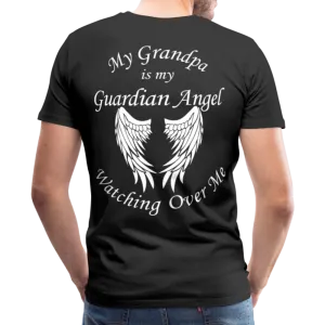Grandpa Guardian Angel Men's Premium T-Shirt (CK3556)