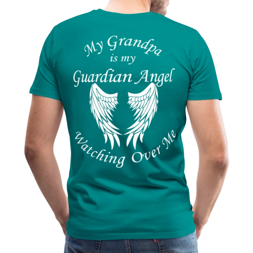 Grandpa Guardian Angel Men's Premium T-Shirt (CK3556)