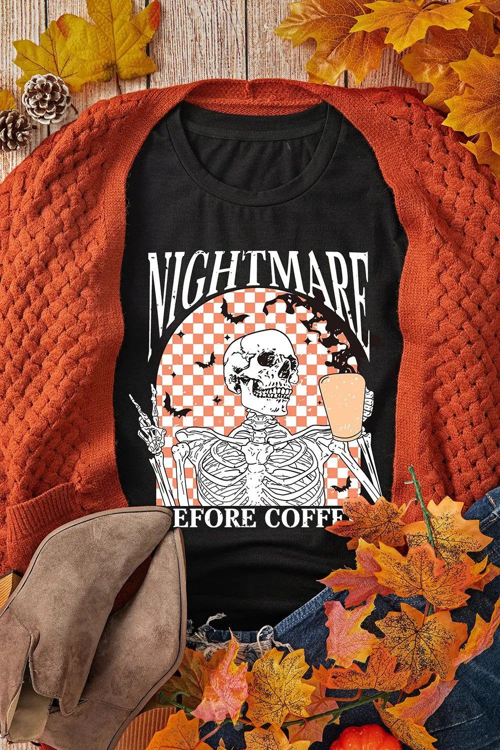 Graphic Round Neck Short Sleeve T-Shirt for Casual Wear