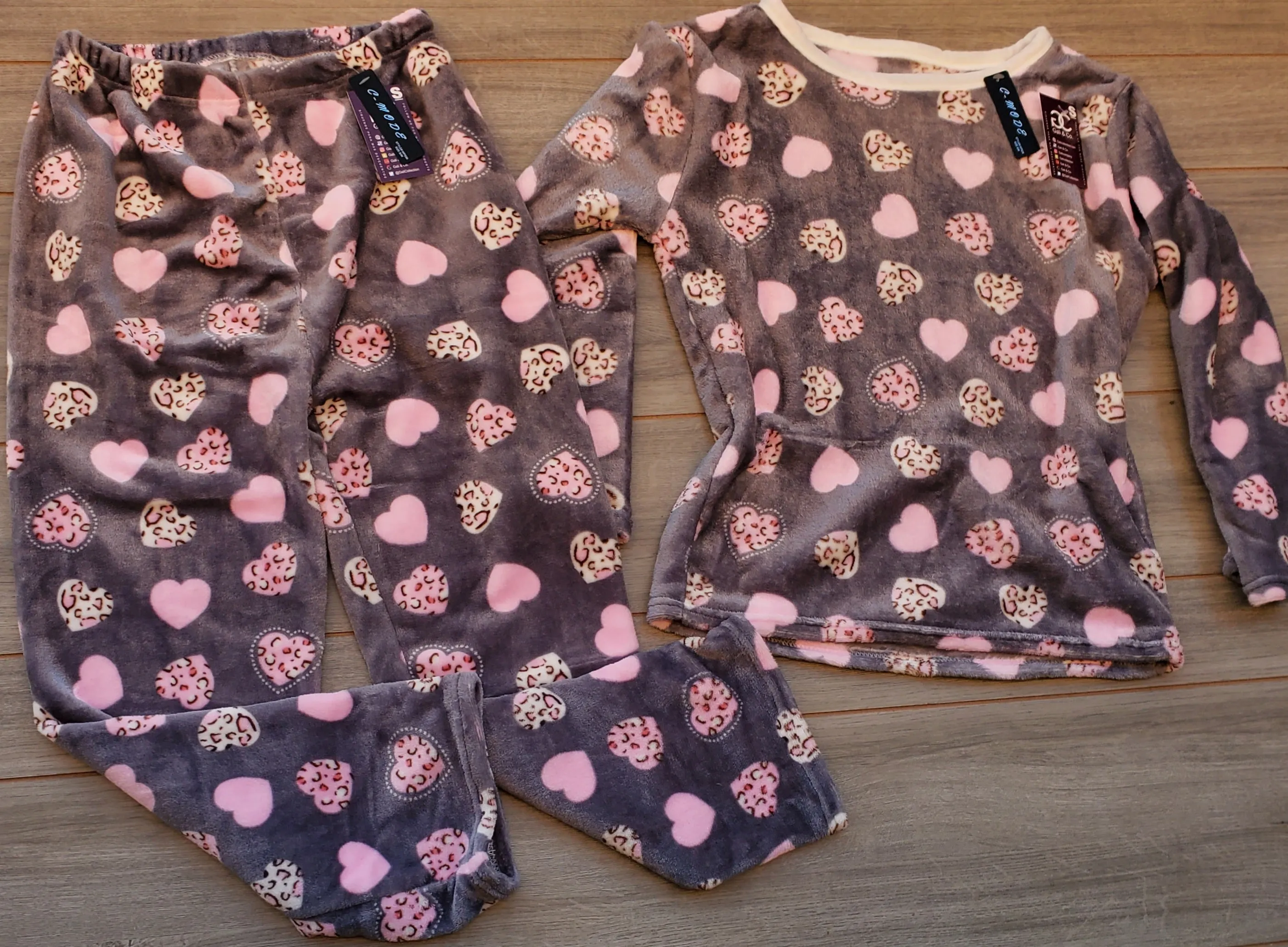 Gray Hearts pijama