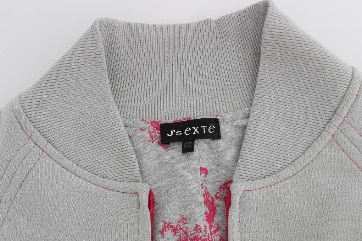 Gray Top Sport Cotton Sweater